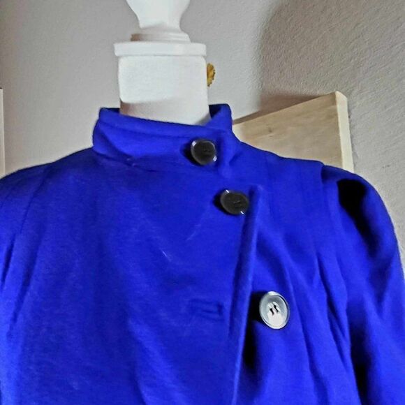 Used: Bebe Coat Color Blue..Size S - Picture 9 of 10